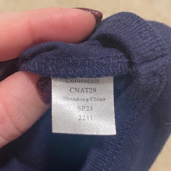 WVU Navy Onesie Size 0-3 Months - Picture 2 of 3